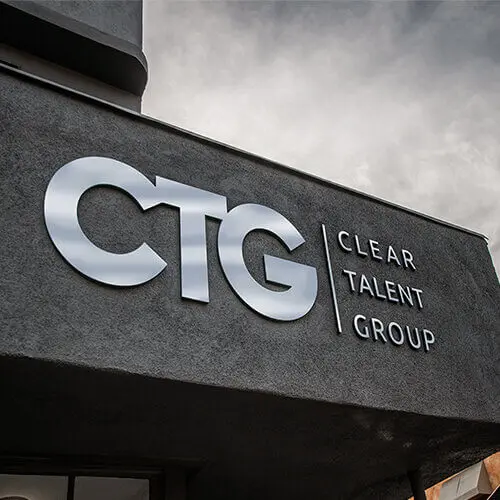 Metal signage letters for CTC los angeles